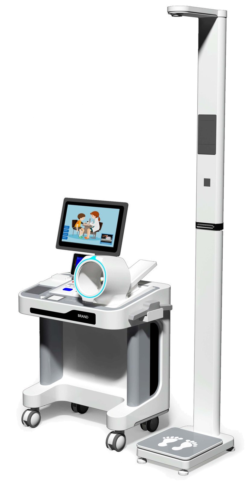 T600 大型健康体检舱产品渲染图